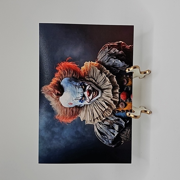 4x6‎ Pennywise The Clown IT Scary Fantasy Wall Art Watercolor Oil Painting Print - Picture 6 of 6